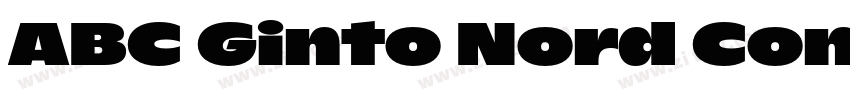 ABC Ginto Nord Cond字体转换